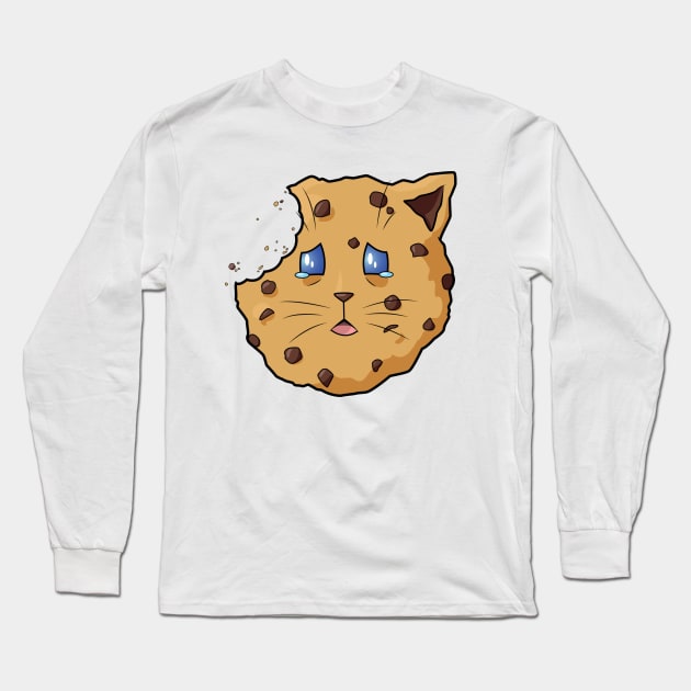 Cookie Cat Long Sleeve T-Shirt by smoorestudios